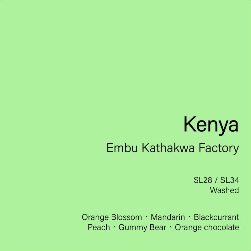 Kenya Embu Kathakwa Factory (Washed) Kenya Embu Kathakwa Factory (Washed)