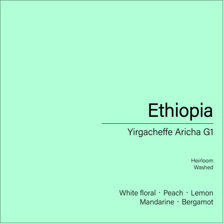 Ethiopia Yirgacheffe Aricha_Heirloom (Washed)